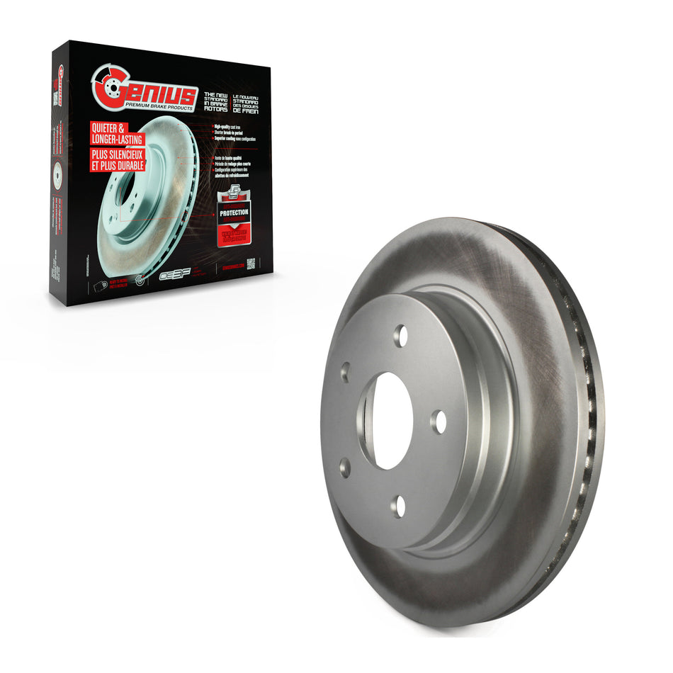 Front Coated Disc Brake Rotor (1 Piece Only) GCR-780073 For Ram 1500 Classic Dodge Durango Chrysler