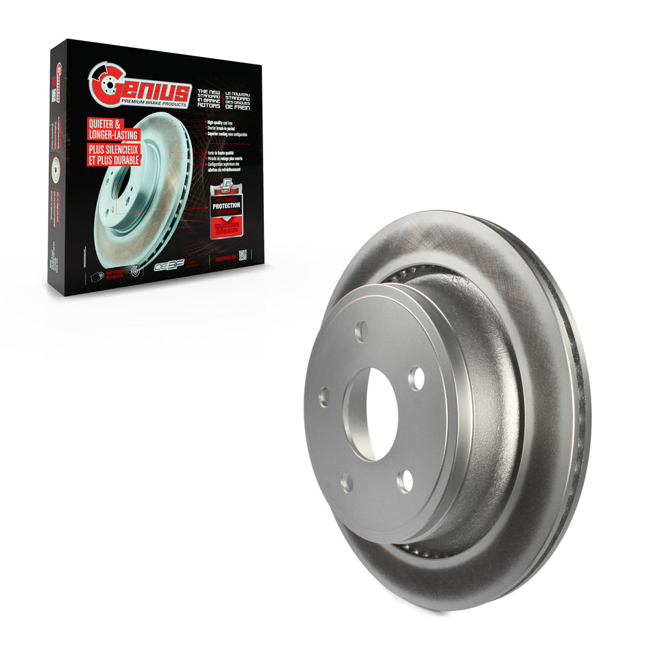Rear Coated Disc Brake Rotor (1 Piece Only) GCR-780082 For Ram 1500 Classic Dodge Durango Chrysler