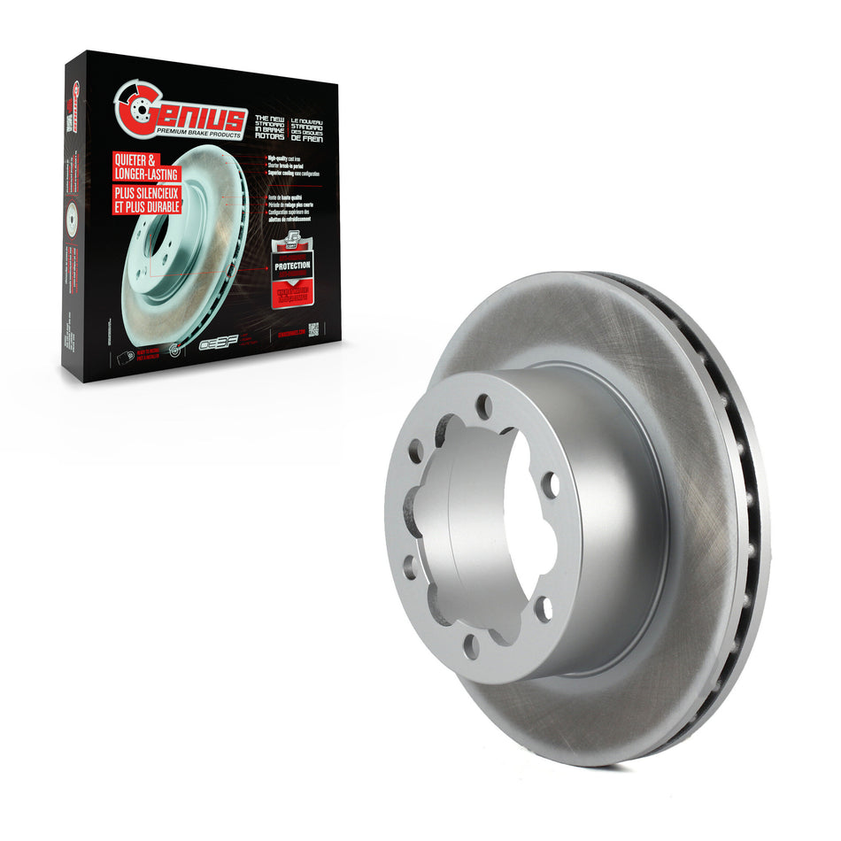 Rear Coated Disc Brake Rotor (1 Piece Only) GCR-780612 For Mercedes-Benz Sprinter 3500 Dodge 4500