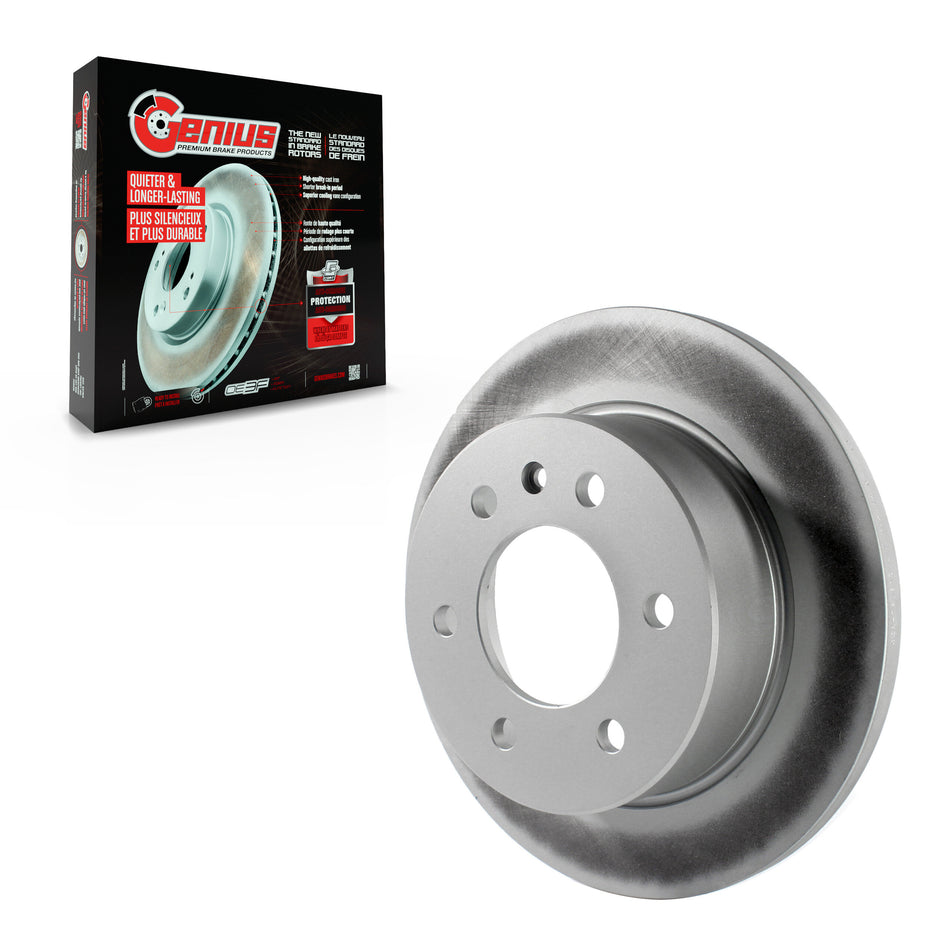Rear Coated Disc Brake Rotor (1 Piece Only) GCR-780613 For Mercedes-Benz Sprinter 2500 3500 Dodge