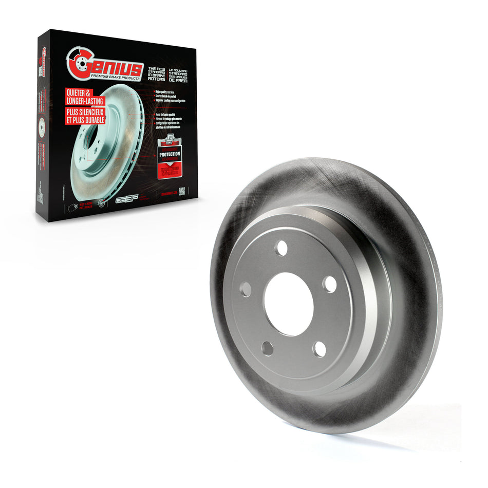 Rear Coated Disc Brake Rotor (1 Piece Only) GCR-780867 For Jeep Grand Cherokee Dodge Durango