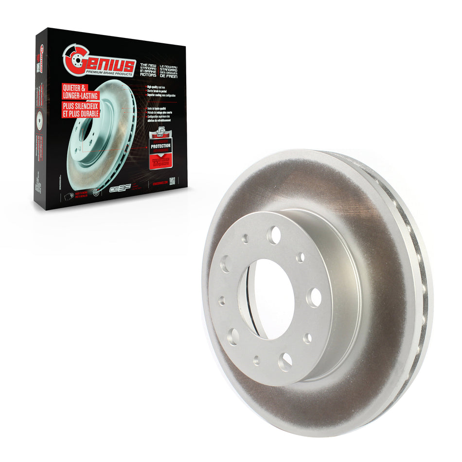 Front Coated Disc Brake Rotor (1 Piece Only) GCR-781766 For 2014-2024 Ram ProMaster 2500 3500 1500