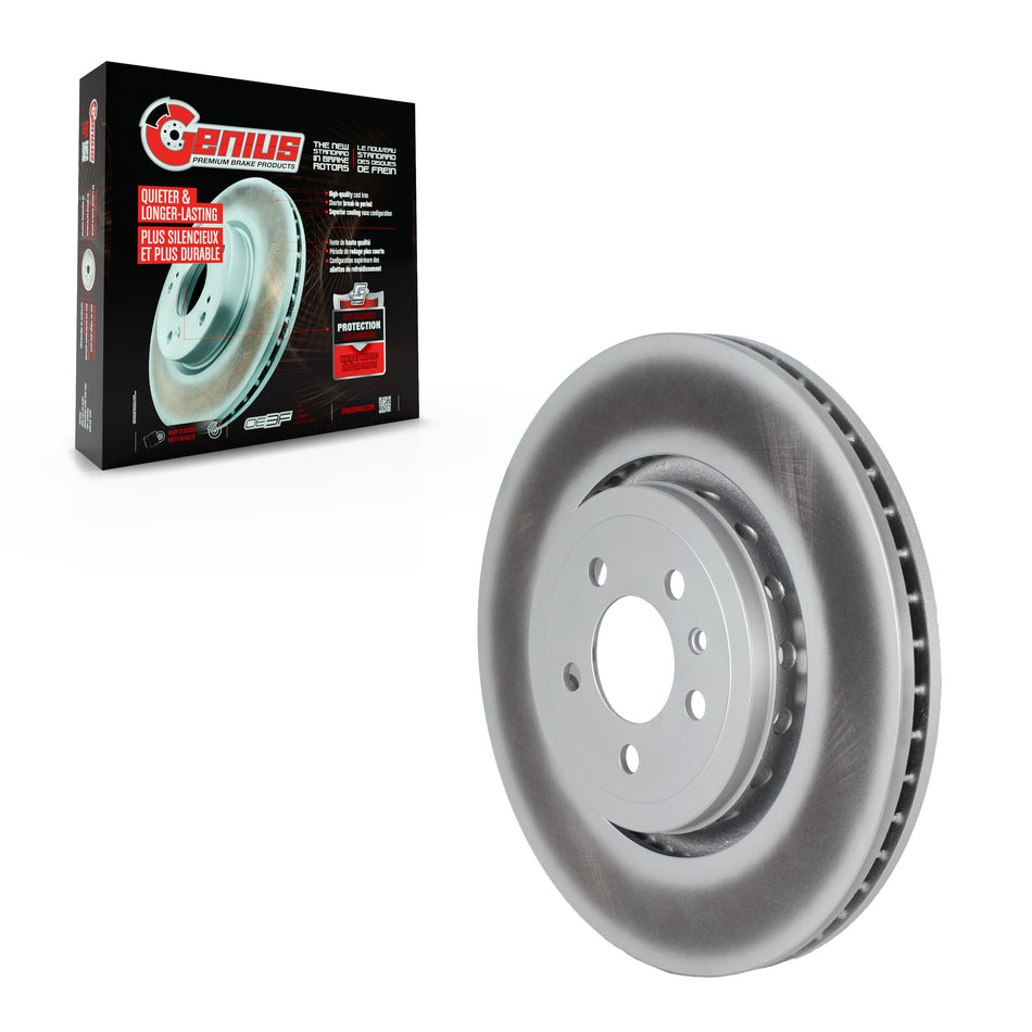 Front Coated Disc Brake Rotor (1 Piece Only) GCR-781774 For Dodge Charger
