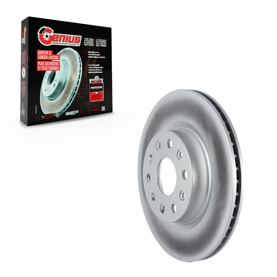 Front Coated Disc Brake Rotor (1 Piece Only) GCR-782320 For Jeep Wrangler
