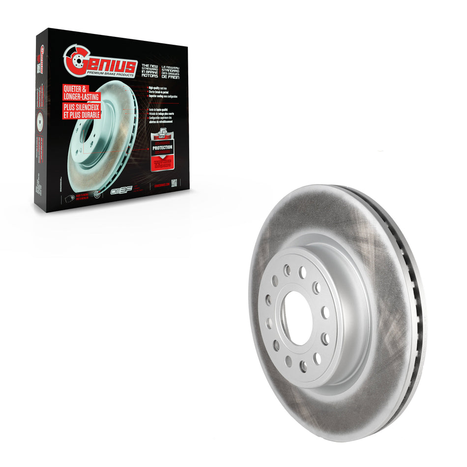 Front Coated Disc Brake Rotor (1 Piece Only) GCR-782430 For Ram 1500