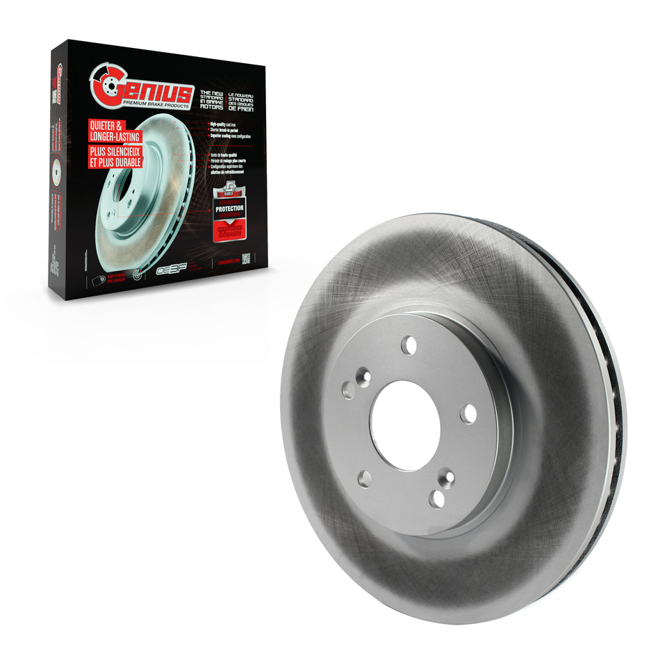 Front Coated Disc Brake Rotor (1 Piece Only) GCR-96795 For Honda Accord Acura TSX Pilot TL Odyssey