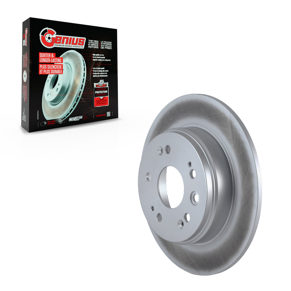 Rear Coated Disc Brake Rotor (1 Piece Only) GCR-980071 For 2002-2004 Honda CR-V
