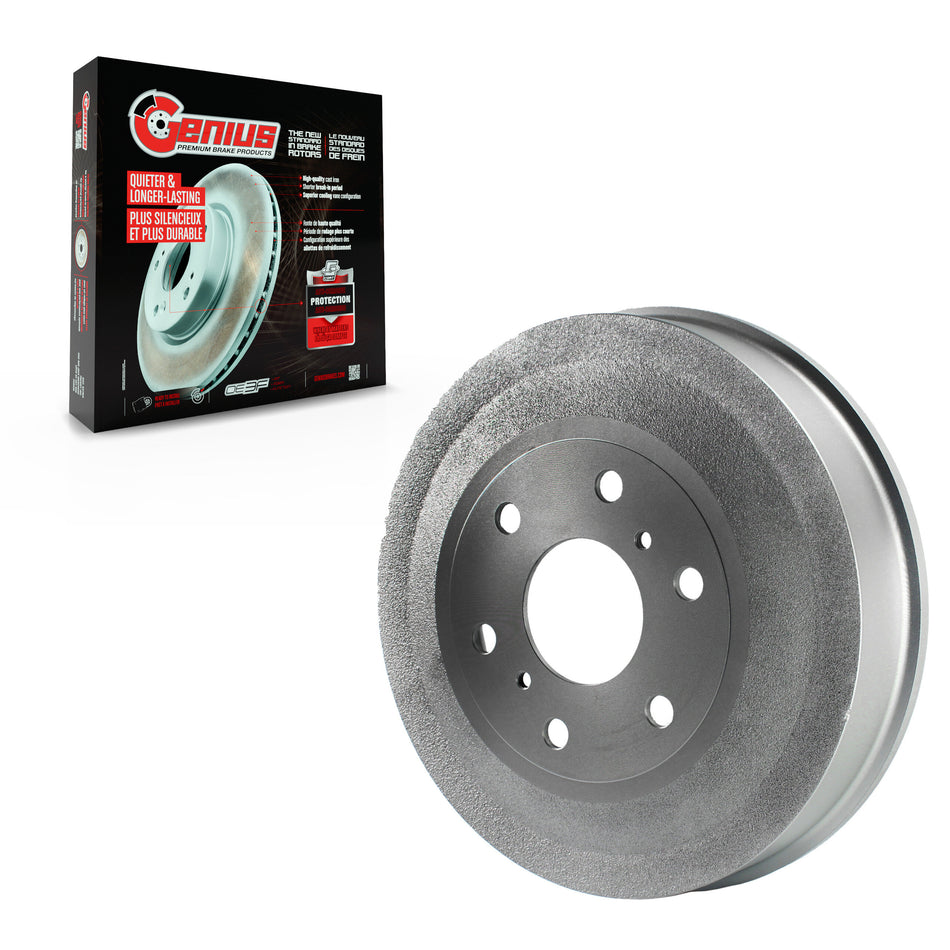 Rear Coated Brake Drum (1 Piece Only) GCR-9801 For 2009-2013 GMC Sierra 1500 Chevrolet Silverado