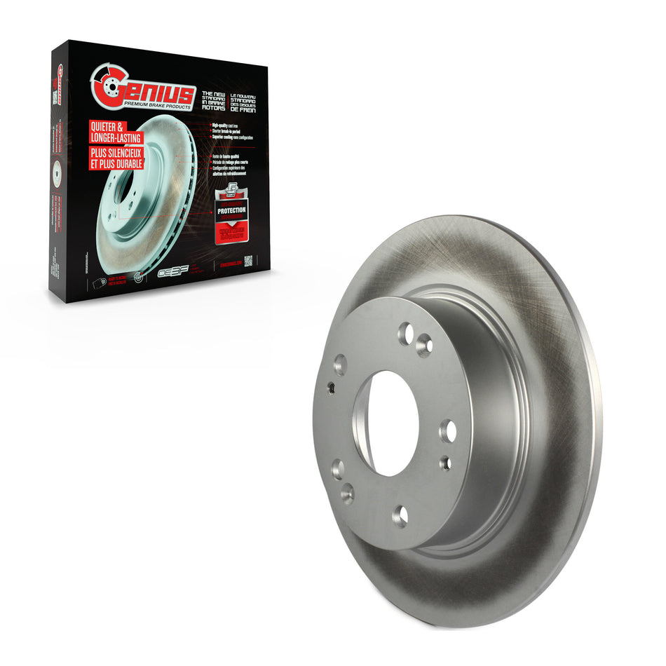 Rear Coated Disc Brake Rotor (1 Piece Only) GCR-980138 For Honda Accord Acura TSX