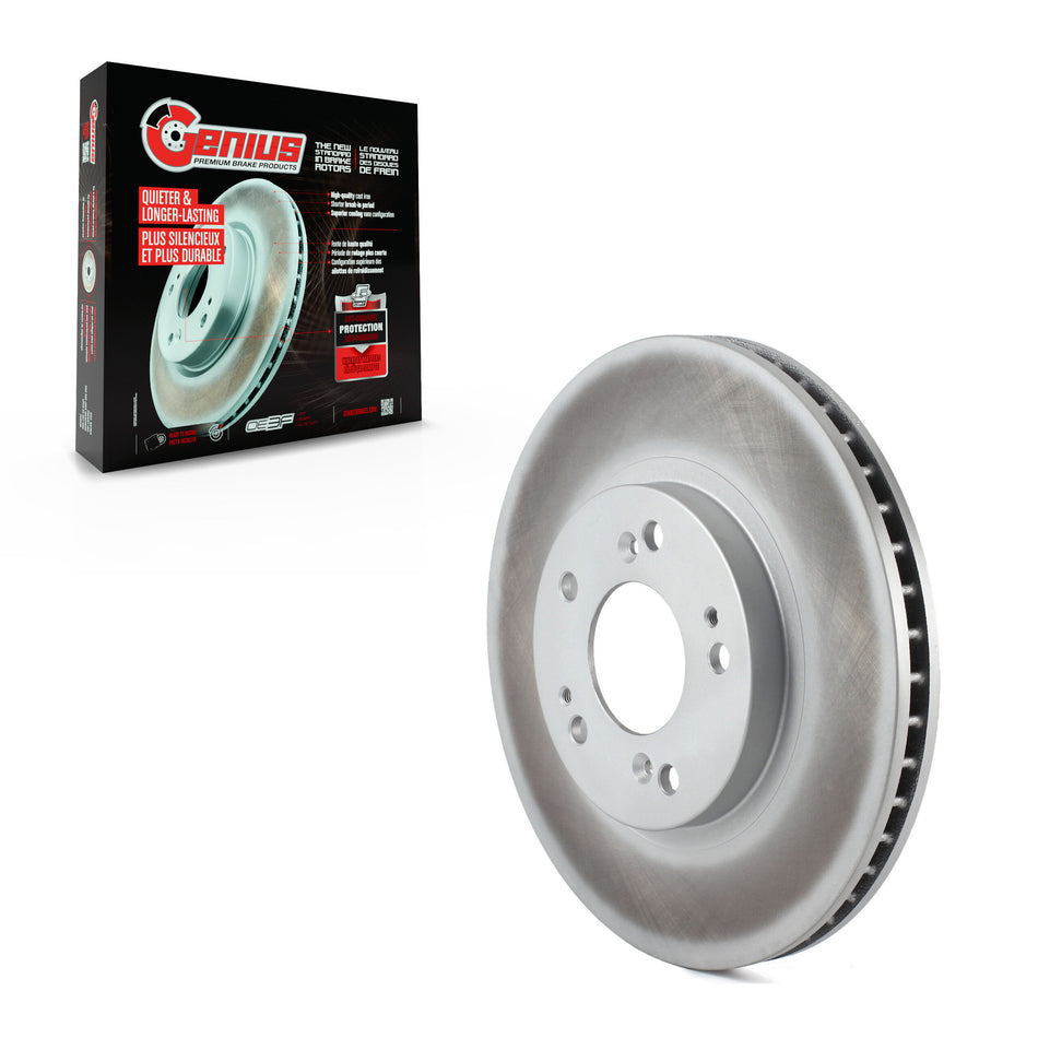 Front Coated Disc Brake Rotor (1 Piece Only) GCR-980186 For Mitsubishi Endeavor