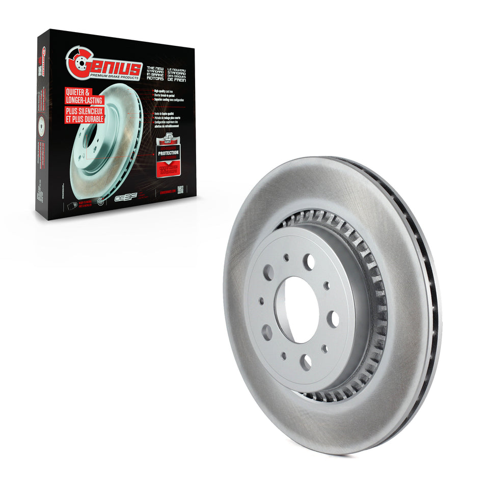 Rear Coated Disc Brake Rotor (1 Piece Only) GCR-980276 For 2003-2014 Volvo XC90