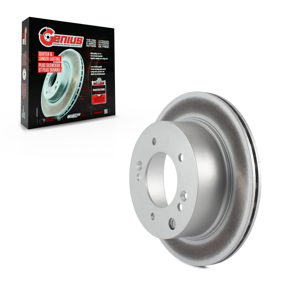 Rear Coated Disc Brake Rotor (1 Piece Only) GCR-980324 For 2003-2006 Kia Sorento