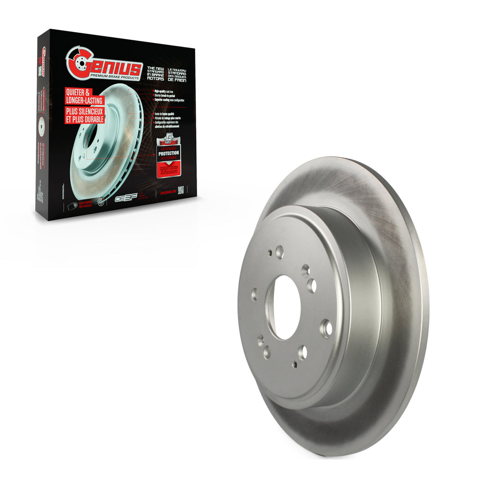 Rear Coated Disc Brake Rotor (1 Piece Only) GCR-980349 For 2006-2014 Honda Ridgeline