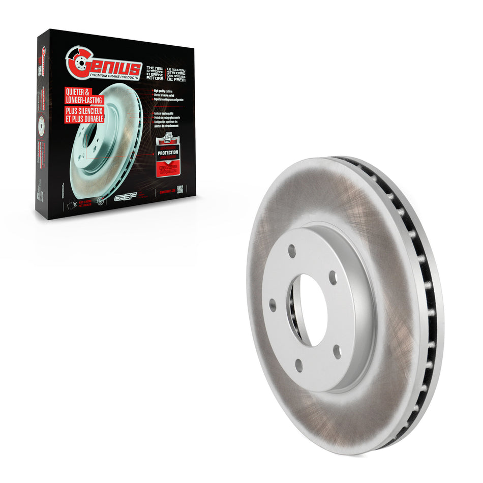 Front Coated Disc Brake Rotor (1 Piece Only) GCR-980388 For 2004-2006 Nissan X-Trail