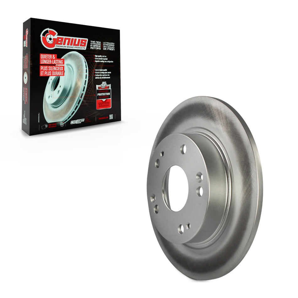 Rear Coated Disc Brake Rotor (1 Piece Only) GCR-980402 For Honda Civic Acura CSX ILX