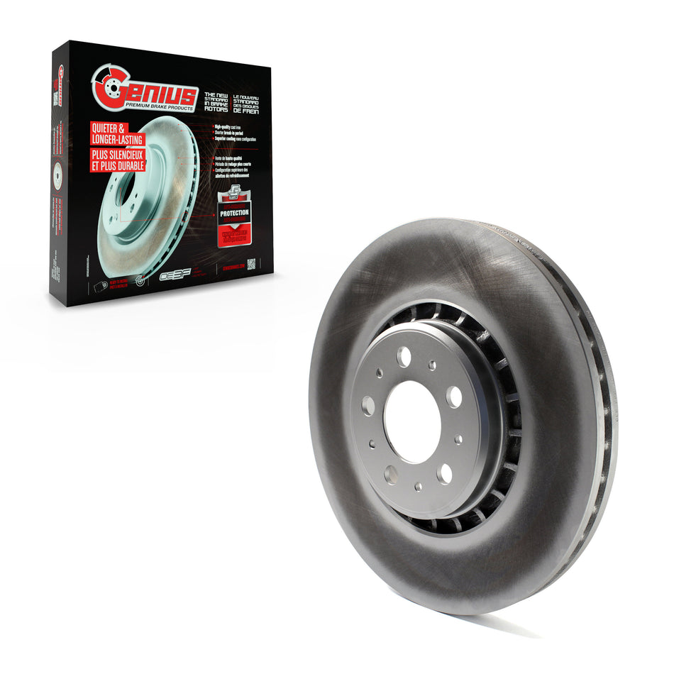 Front Coated Disc Brake Rotor (1 Piece Only) GCR-980412 For Volvo XC90