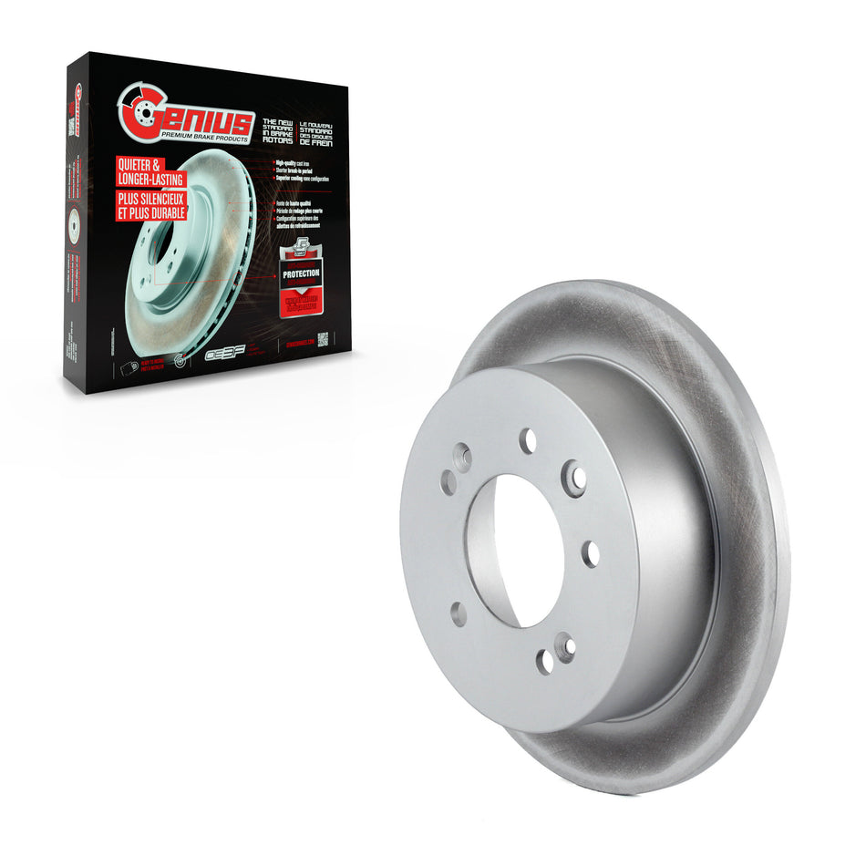 Rear Coated Disc Brake Rotor (1 Piece Only) GCR-980498 For Hyundai Elantra