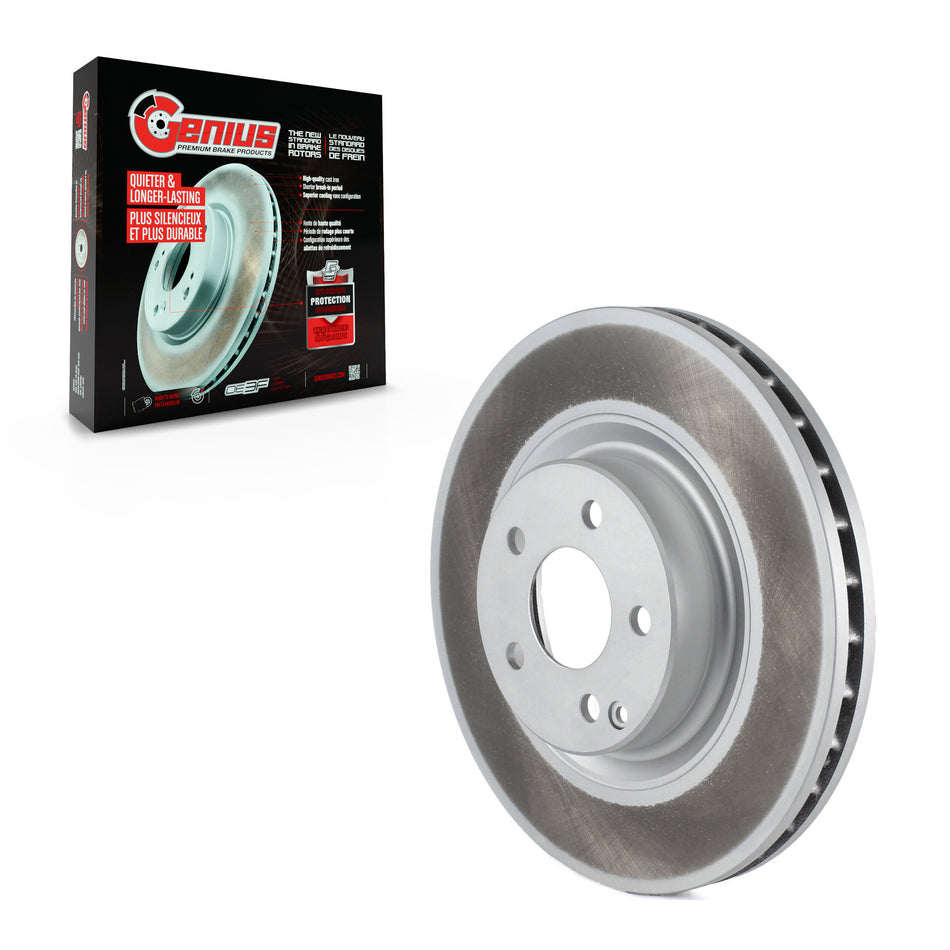 Front Coated Disc Brake Rotor (1 Piece Only) GCR-980537 For Mercedes-Benz GLK350 GLK250 E350 SL550