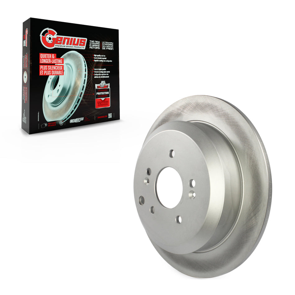 Rear Coated Disc Brake Rotor (1 Piece Only) GCR-980597 For 2007-2012 Hyundai Veracruz