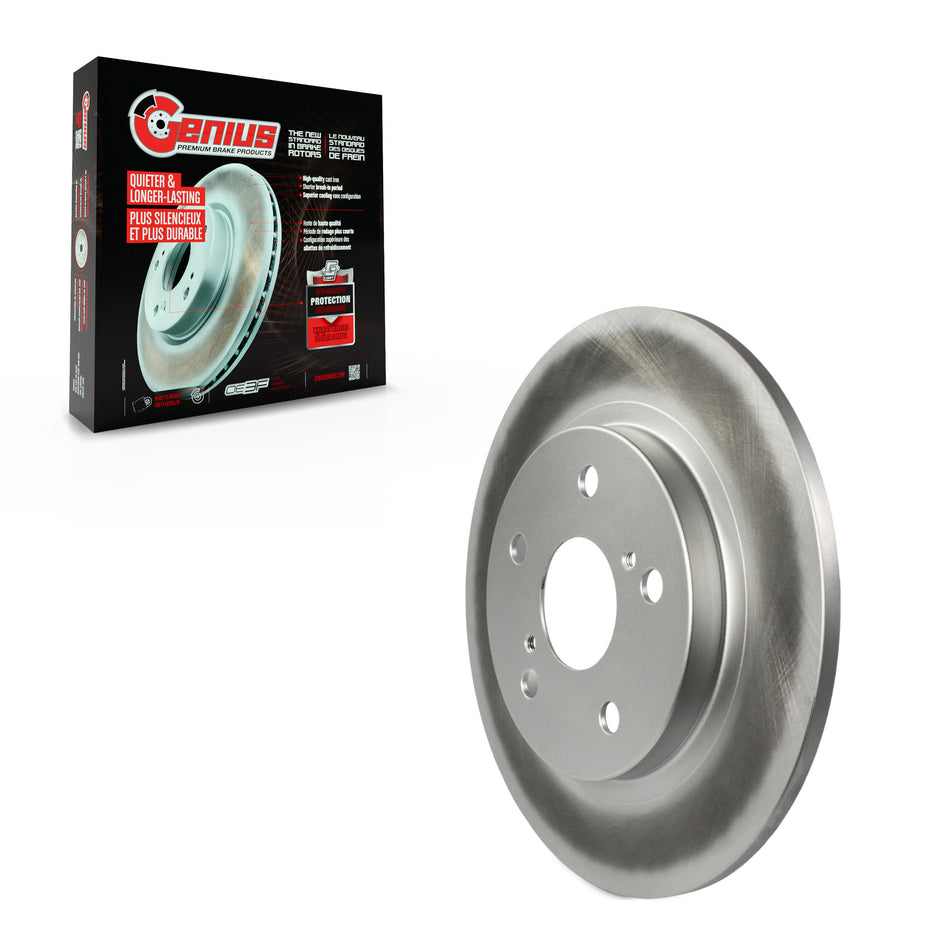Rear Coated Disc Brake Rotor (1 Piece Only) GCR-980632 For Toyota Matrix Pontiac Vibe Corolla iM xB