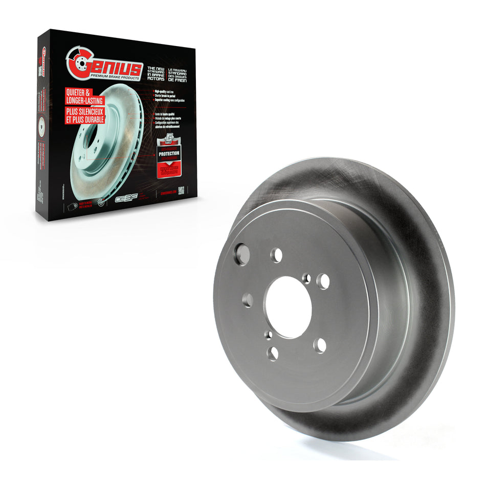 Rear Coated Disc Brake Rotor (1 Piece Only) GCR-980634 For Subaru Impreza Forester Outback Legacy