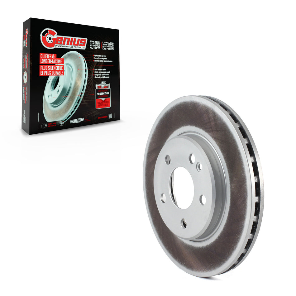 Front Coated Disc Brake Rotor (1 Piece Only) GCR-980668 For 2006-2011 Mercedes-Benz B200