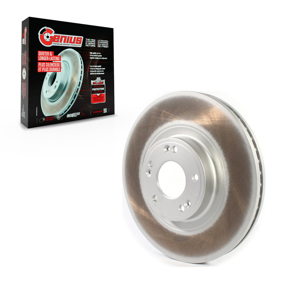 Front Coated Disc Brake Rotor (1 Piece Only) GCR-980711 For Hyundai Genesis