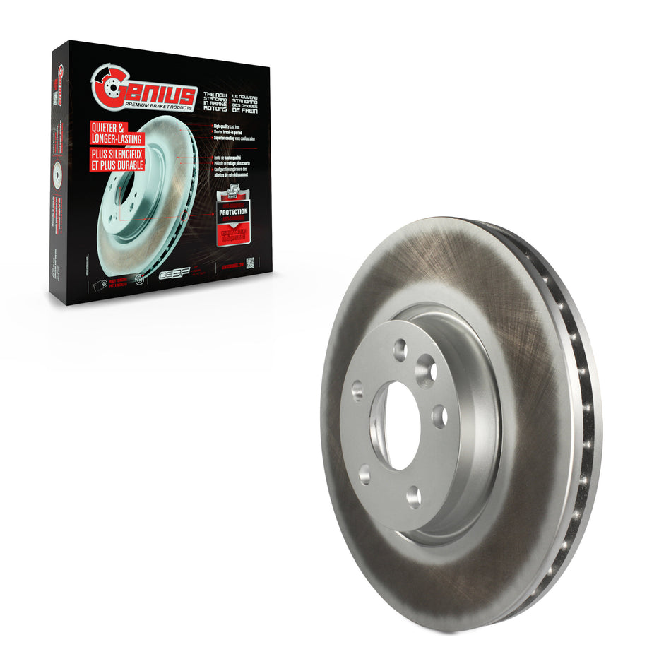 Front Coated Disc Brake Rotor (1 Piece Only) GCR-980725 For Volvo Land Rover Range Evoque XC70 S60