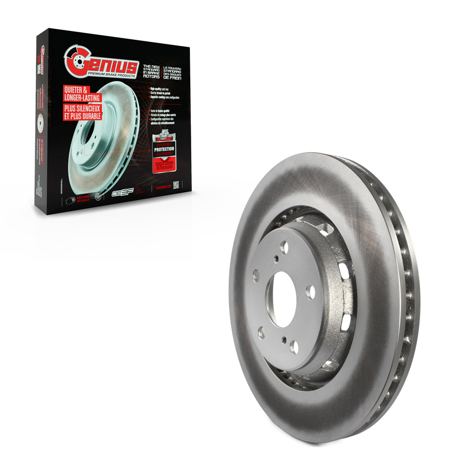 Front Coated Disc Brake Rotor (1 Piece Only) GCR-980728 For 2009-2016 Toyota Venza
