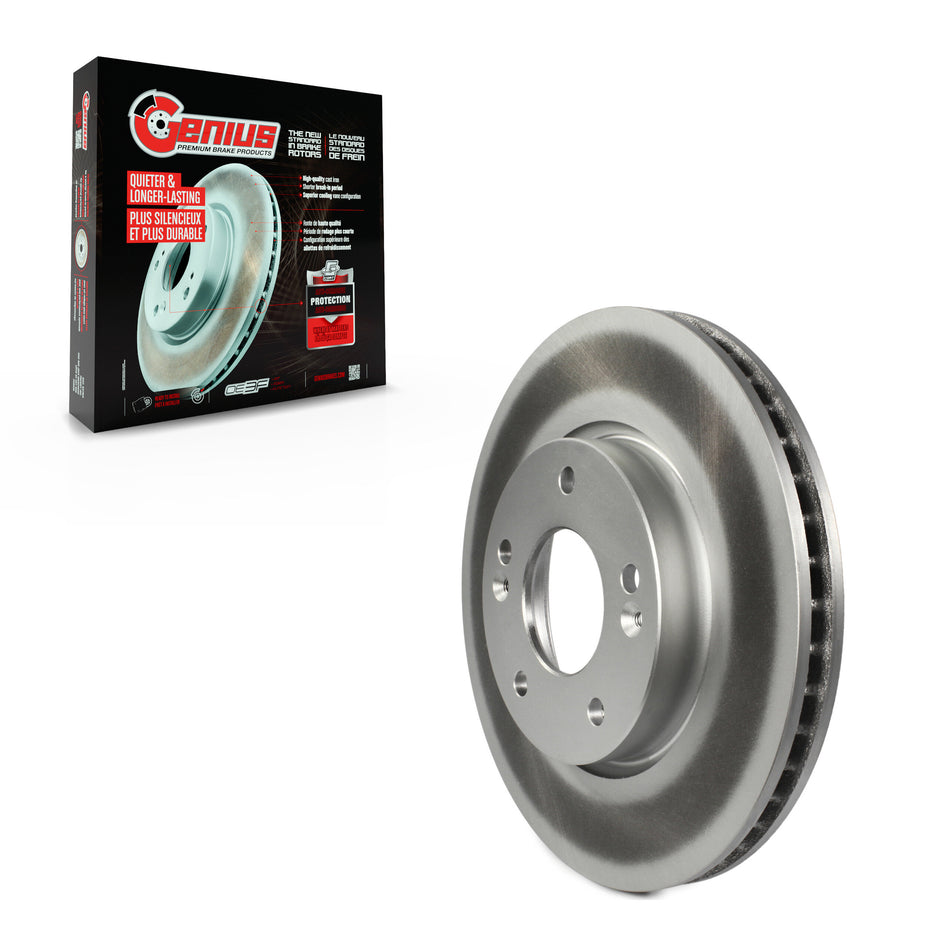 Front Coated Disc Brake Rotor (1 Piece Only) GCR-980752 For Kia Forte Soul Koup Forte5