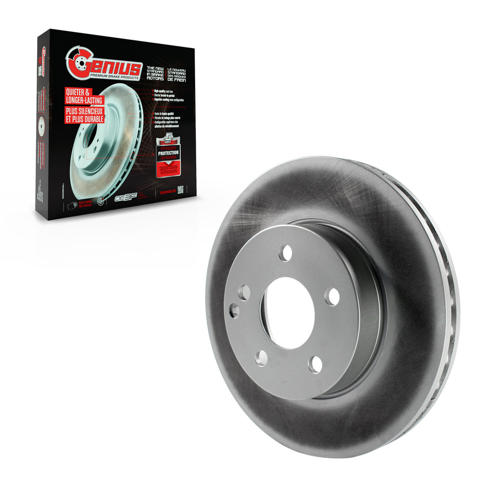 Front Coated Disc Brake Rotor (1 Piece Only) GCR-980789 For Mercedes-Benz C300 C250 C230