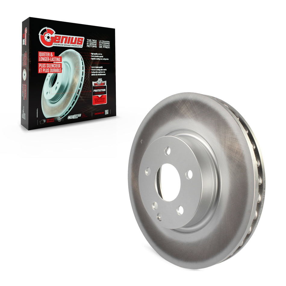 Front Coated Disc Brake Rotor (1 Piece Only) GCR-980793 For Mercedes-Benz C300 E350 C350 E400 E250