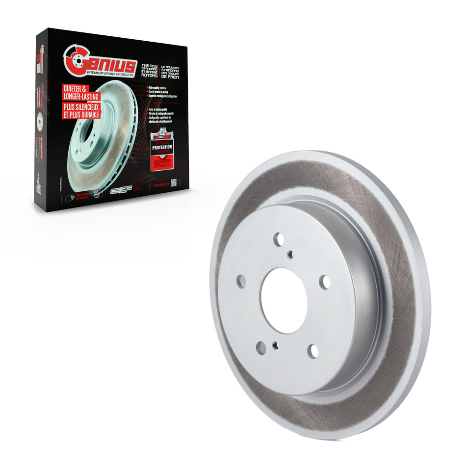 Rear Coated Disc Brake Rotor (1 Piece Only) GCR-980808 For 2010-2013 Suzuki Kizashi