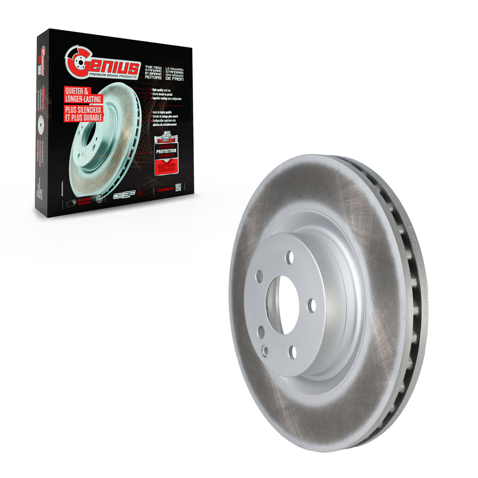 Front Coated Disc Brake Rotor (1 Piece Only) GCR-980818 For Mercedes-Benz C250 E400 E550