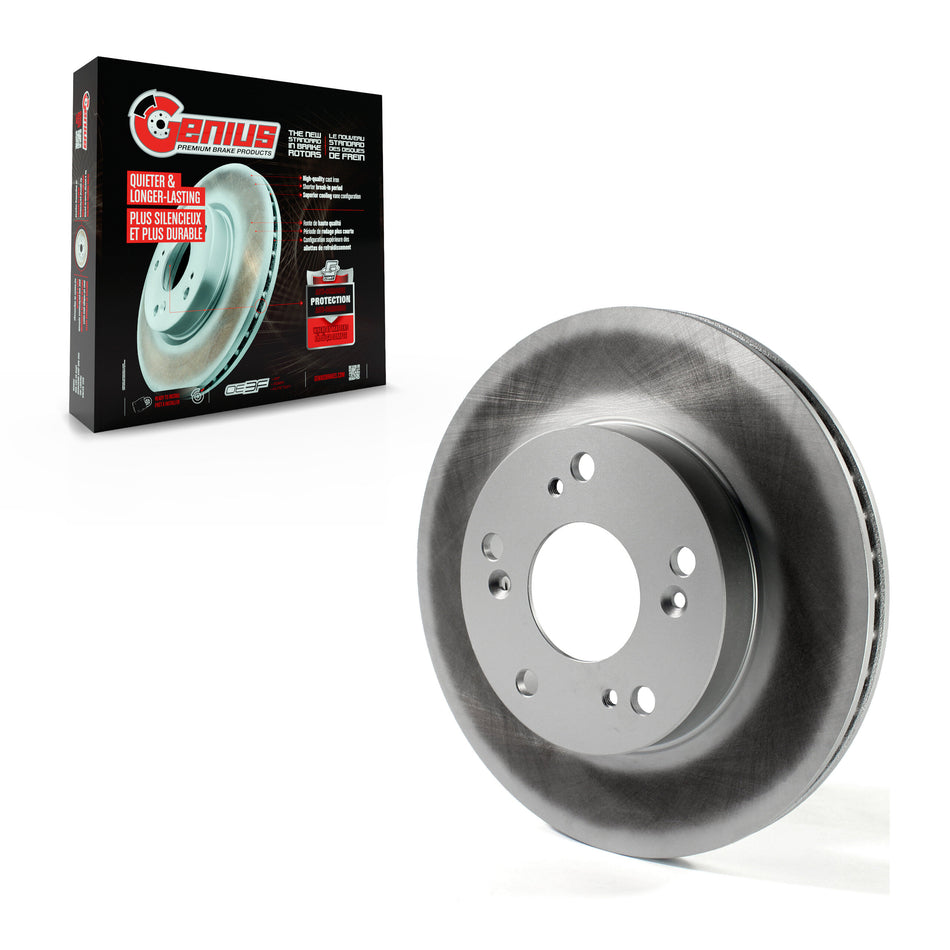 Front Coated Disc Brake Rotor (1 Piece Only) GCR-980952 For Honda Civic Acura ILX