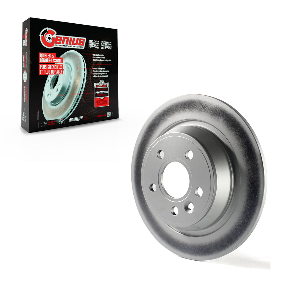 Rear Coated Disc Brake Rotor (1 Piece Only) GCR-980956 For 2012-2015 Land Rover Range Evoque