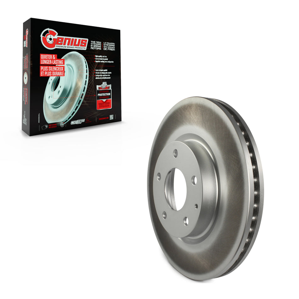 Front Coated Disc Brake Rotor (1 Piece Only) GCR-981011 For Mazda CX-5 6