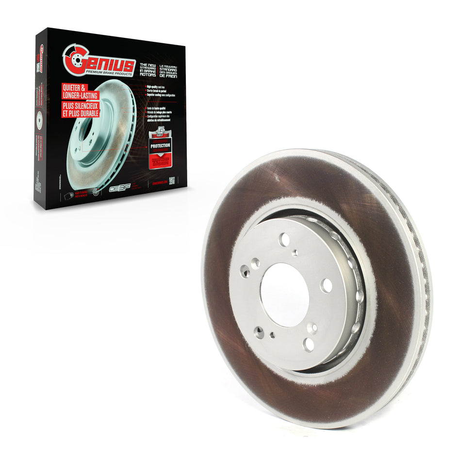 Front Coated Disc Brake Rotor (1 Piece Only) GCR-981019 For Acura RLX