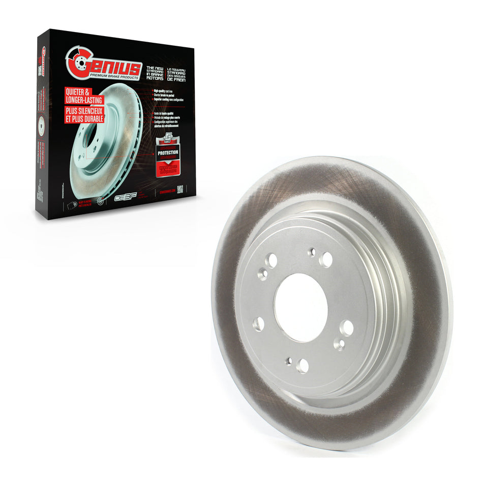 Rear Coated Disc Brake Rotor (1 Piece Only) GCR-981020 For 2014-2020 Acura RLX