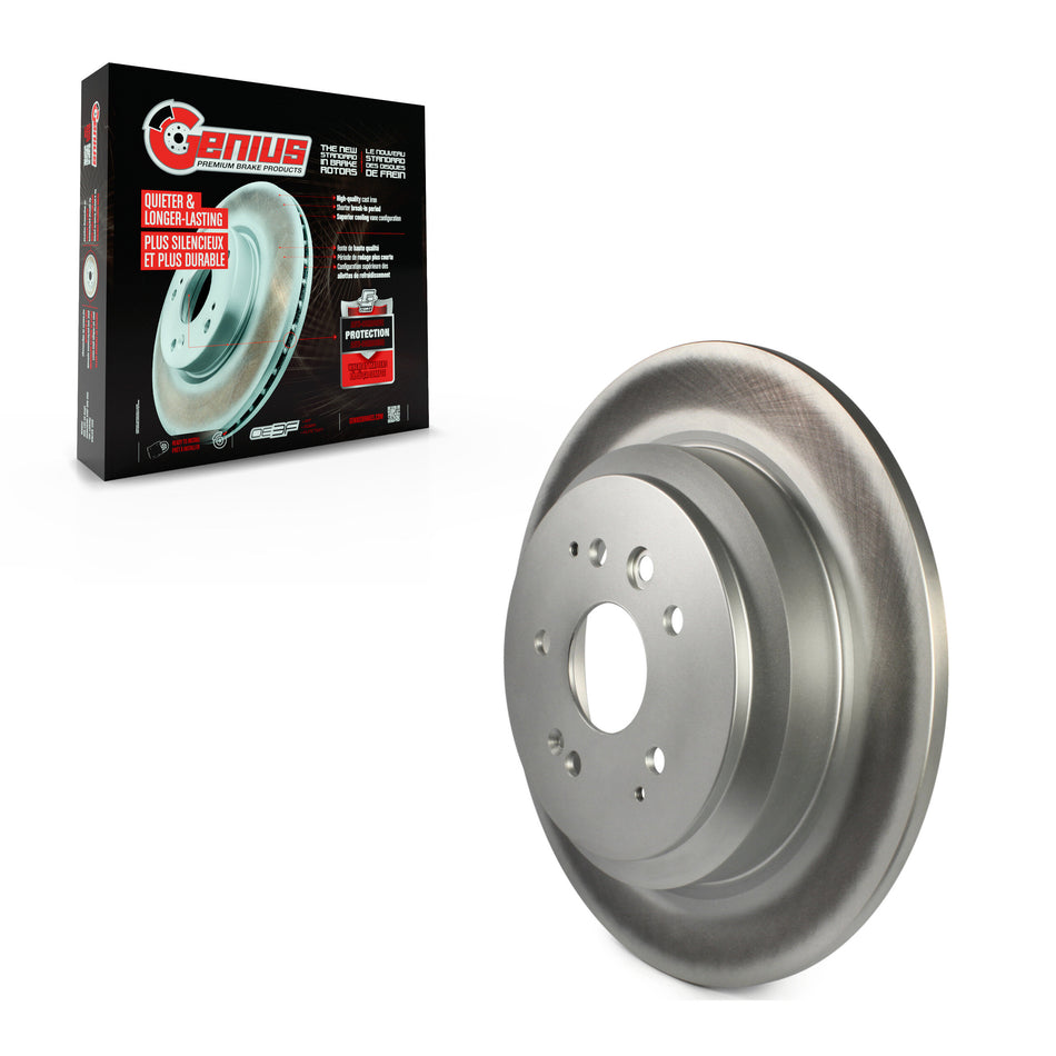Rear Coated Disc Brake Rotor (1 Piece Only) GCR-981064 For 2014-2016 Acura MDX