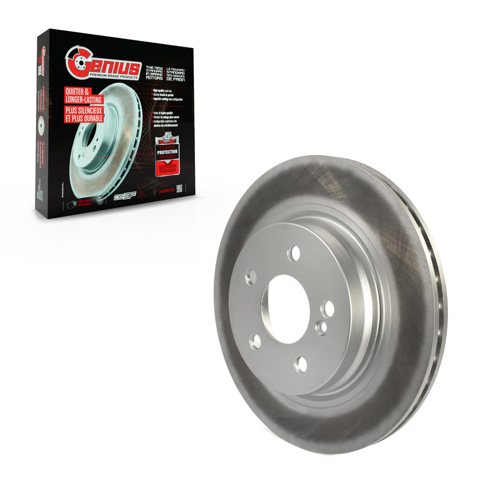 Rear Coated Disc Brake Rotor (1 Piece Only) GCR-981165 For Mercedes-Benz C300 C350 E350 C250 E550