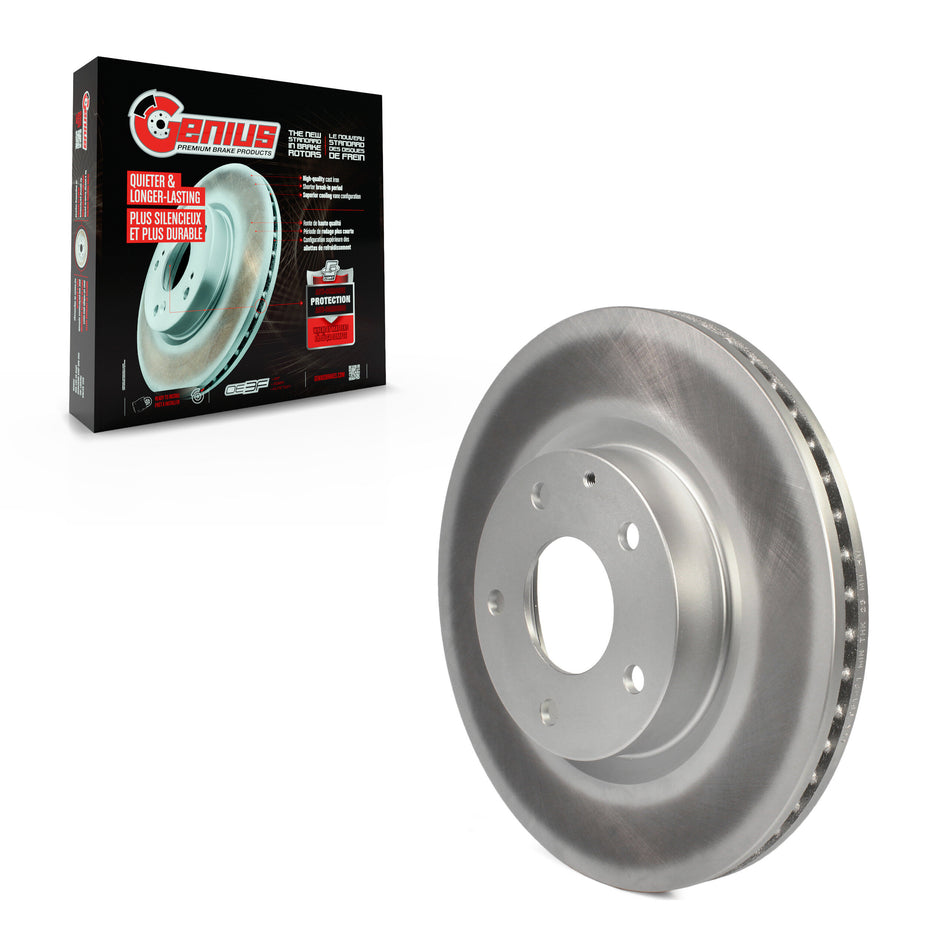 Front Coated Disc Brake Rotor (1 Piece Only) GCR-981421 For Mazda 3 CX-3 Sport