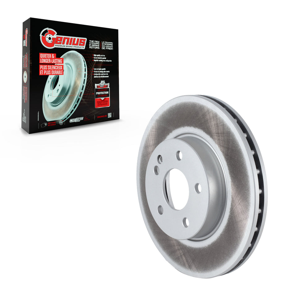 Front Coated Disc Brake Rotor (1 Piece Only) GCR-981439 For 2016-2023 Mercedes-Benz Metris