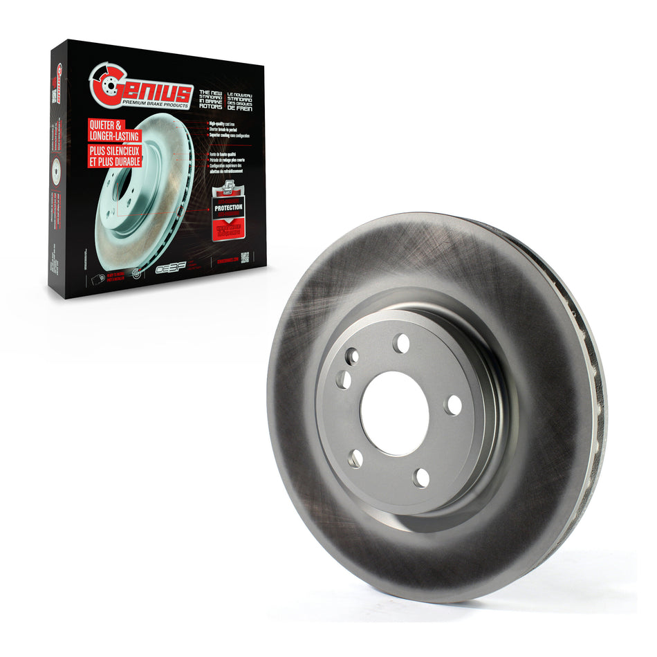 Front Coated Disc Brake Rotor (1 Piece Only) GCR-981775 For Mercedes-Benz GLA250 CLA250 B250 QX30 B