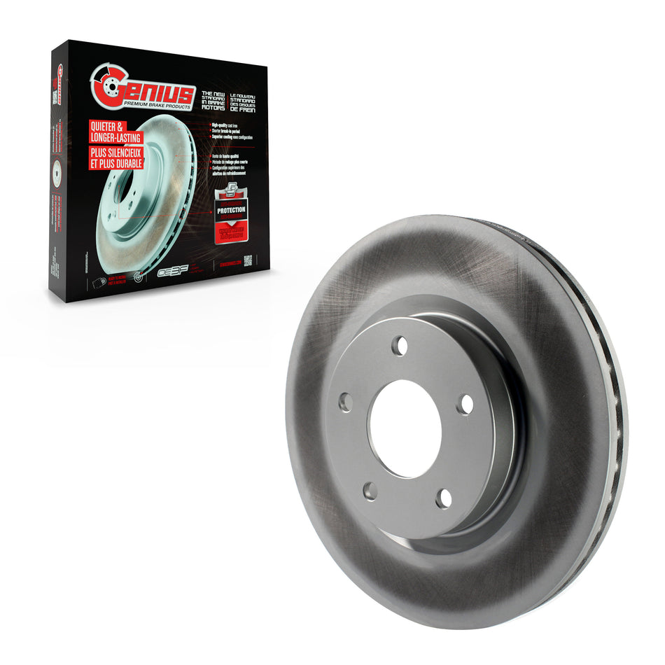 Front Coated Disc Brake Rotor (1 Piece Only) GCR-981780 For Nissan Altima