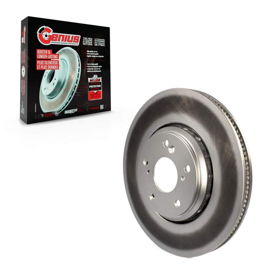 Front Coated Disc Brake Rotor (1 Piece Only) GCR-982055 For Honda Civic Accord Acura ILX
