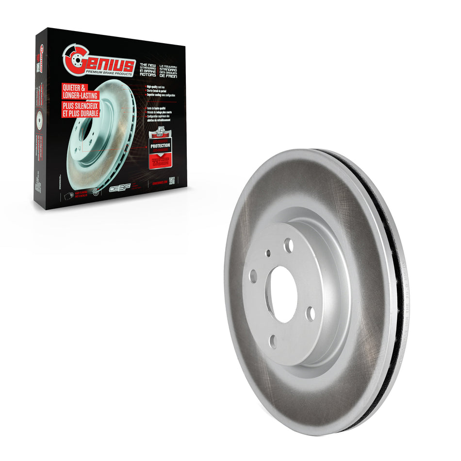 Front Coated Disc Brake Rotor (1 Piece Only) GCR-982092 For Mazda MX-5 Miata With Brembo Brakes