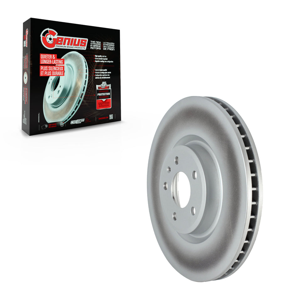 Front Coated Disc Brake Rotor (1 Piece Only) GCR-982153 For Audi Q5 Q7 SQ5 S5 S4 Sportback PHEV