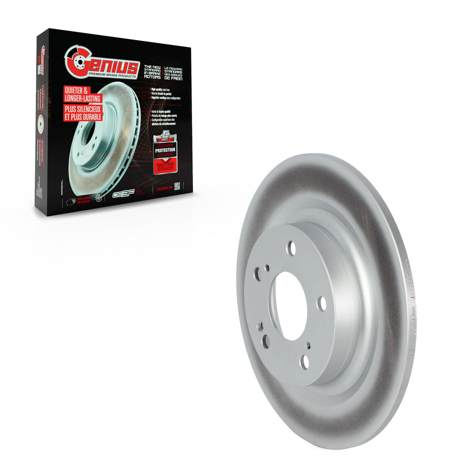 Rear Coated Disc Brake Rotor (1 Piece Only) GCR-982357 For Honda Civic Acura Integra