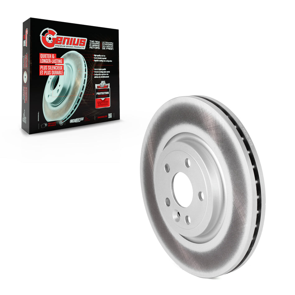 Front Coated Disc Brake Rotor (1 Piece Only) GCR-982364 For Jaguar F-Pace Land Rover Range Velar